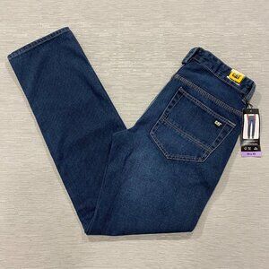 CAT Caterpillar Rigid Work Jeans Mens 30 x 32 Tough 100% Cotton Denim Pants